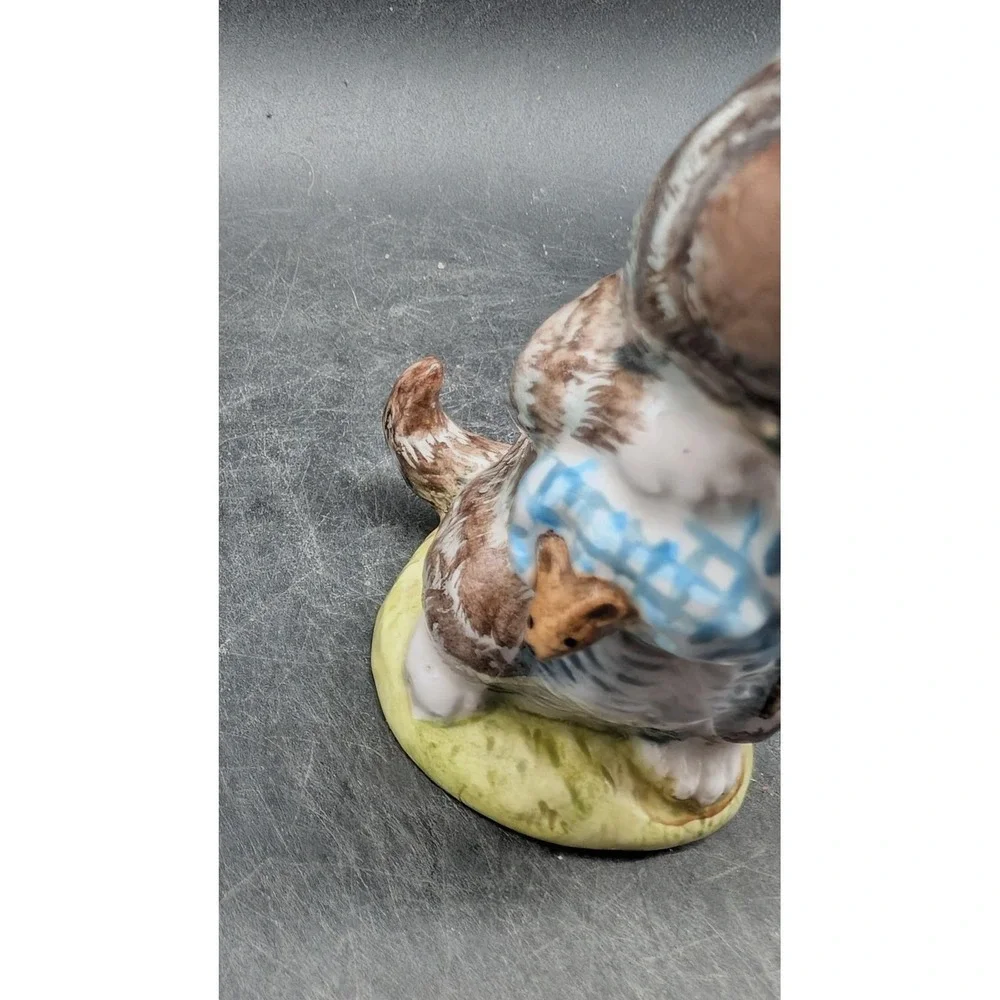 Royal Albert Miss Moppet Beatrix Potter Figurine Cat Mouse England 1989 Vintage‎
